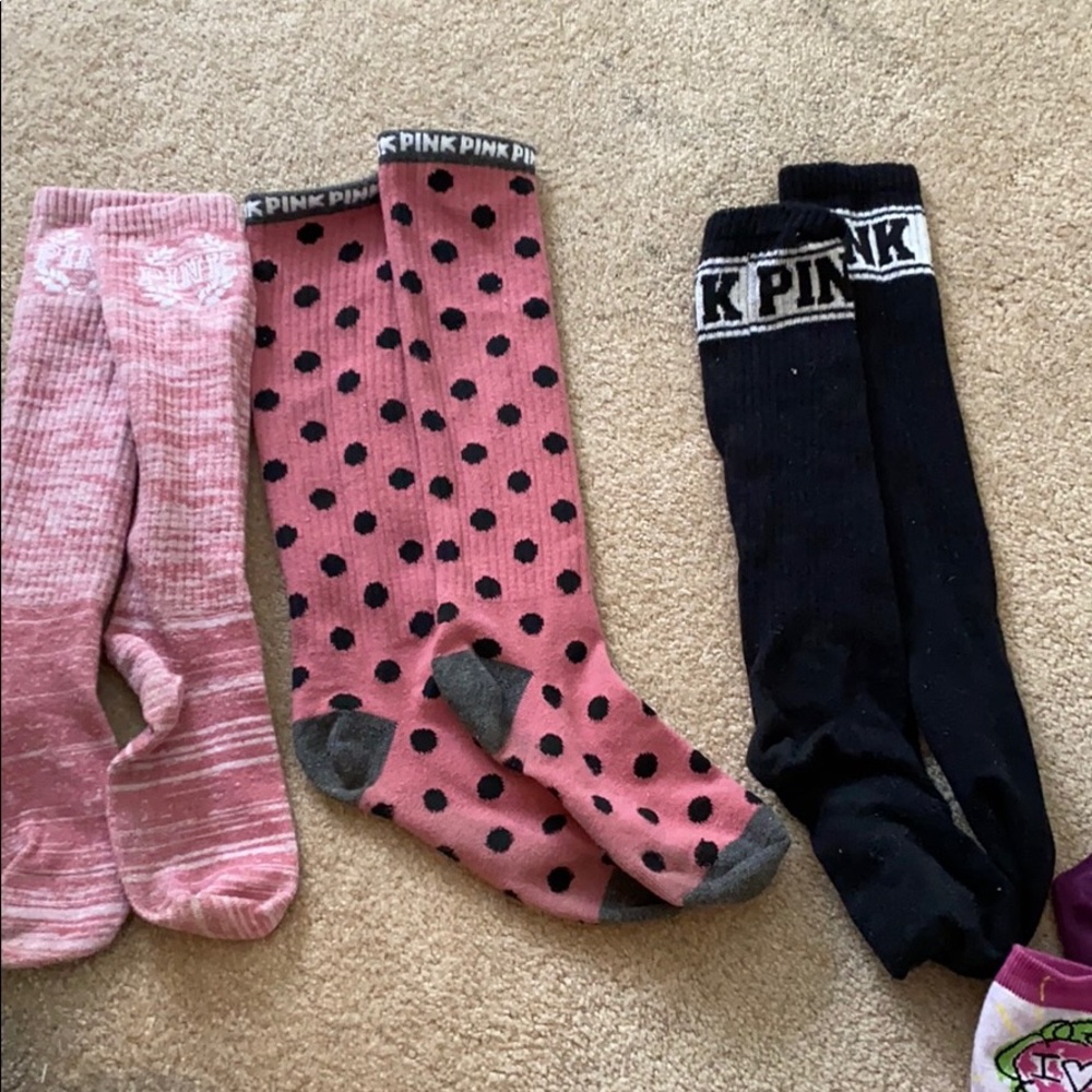 3 Pairs of PINK socks